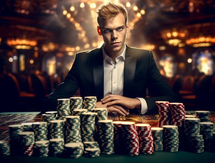 Mobile phone showing 55five lottery live baccarat table interface with bet buttons and dealer video feed